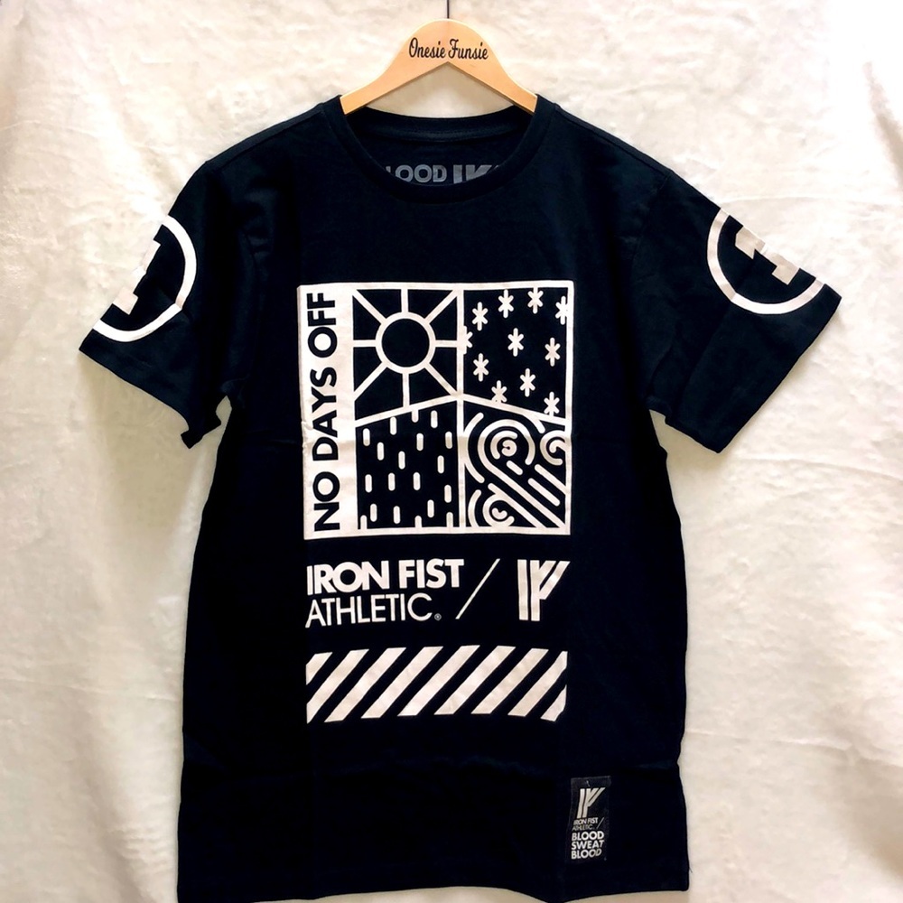 Iron Fist No Days Off Men’s Tee, NWOT